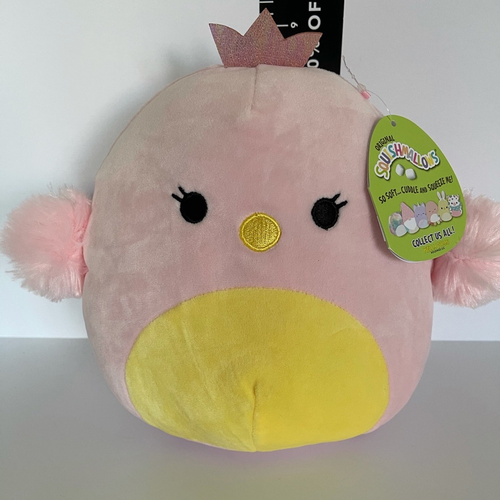 Squishmallow Harmony the pink Swan 8”